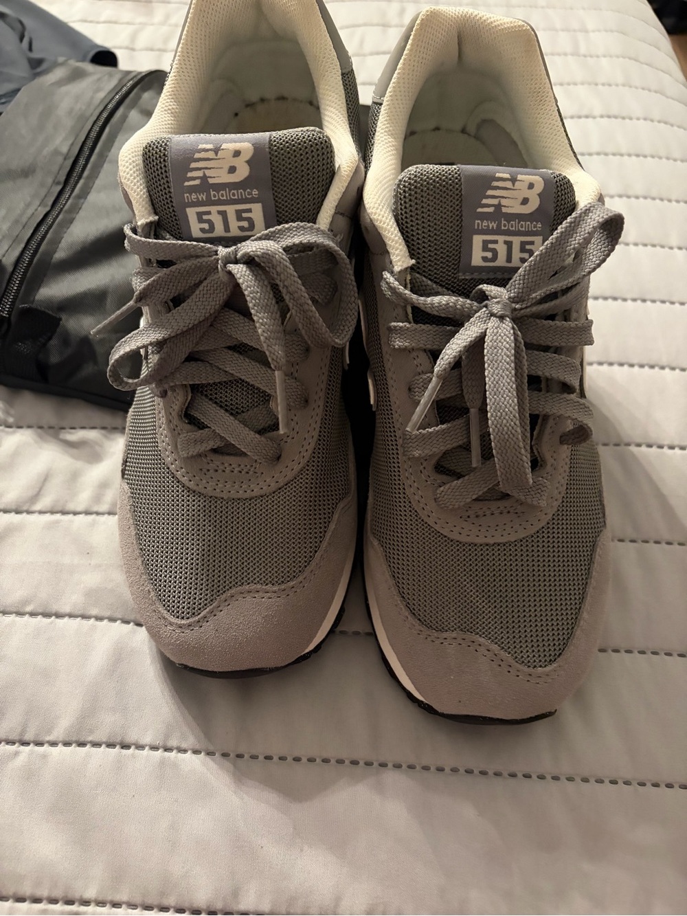 New Balance Gray and White 515 Men’s Sneakers